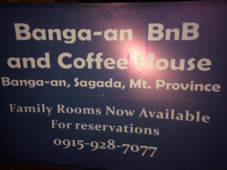 Hotel Banga-An Bnb And Coffee House Sagada Exterior foto